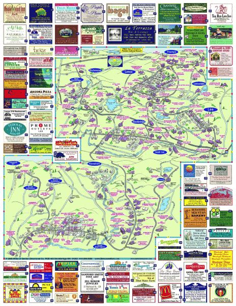 South County Berkshires Map Stockbridge Ma • Mappery