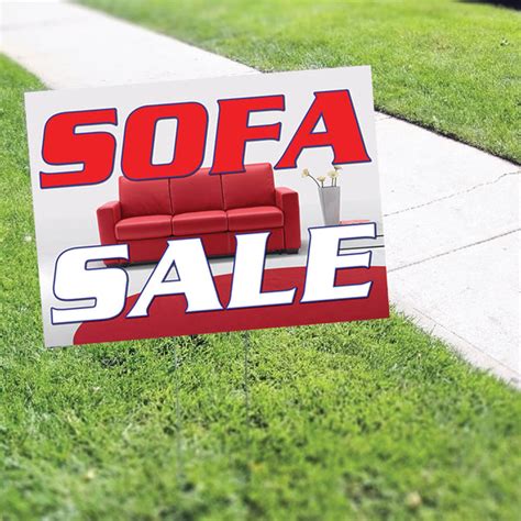 Sofa Sale Coroplast Printed Yard Sign Sign Fever