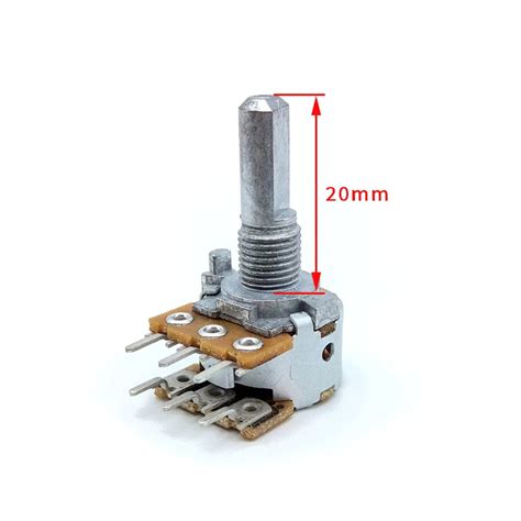 Pcs Alps Rk Series A K Rotary Potentiometer Dual Unit Pin