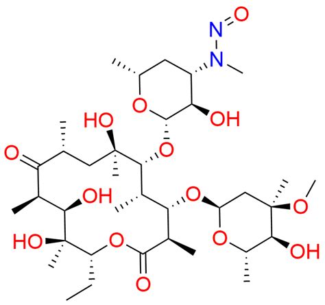 N Nitroso Desmethyl Erythromycin Nitrosamine Compounds Nitrosamine