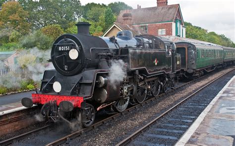 Filebritish Railways Class 4 Tank 1957 Bluebell Railway 27 Sept 2010