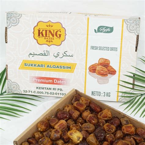 Jual KING DATES SUKKARI ALQASSIM 3KG Kurma Sukari Shopee Indonesia