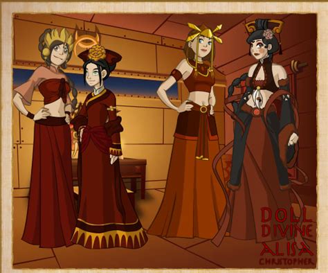 Fire Nation Girls Party Bellisima Feminism Zelda Characters