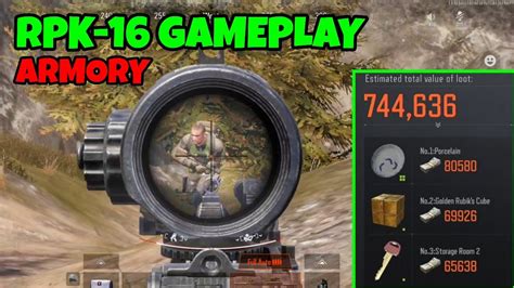 Rpk 16 Gameplay In Armory Map Arena Breakout CBT 2 YouTube