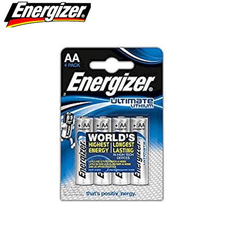 Batteries : Energizer AA Lithium Batteries (LR6)