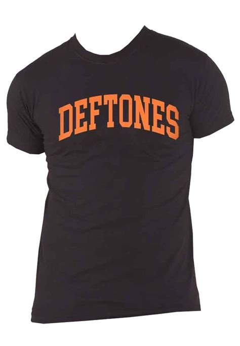 Deftones T Shirt College Band Logo Around The Fur Nue Offiziell Herren