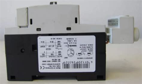 SIEMENS SIRIUS 3R 3RV1011 AA10 20A 20 Circuit Breaker 3 Pole 600V