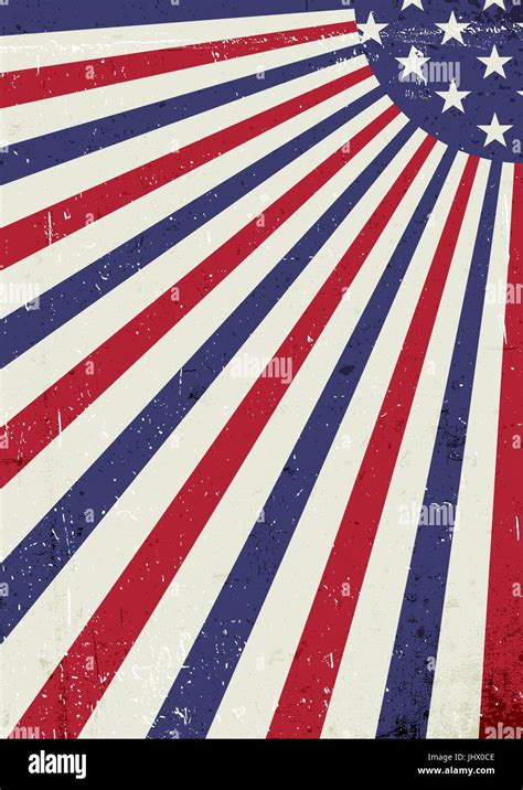 Grunge United States Of America Flag Abstract American Patriotic