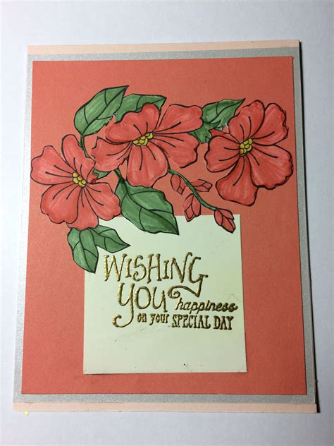 Blended Seasons By Stampin Up Stamped A Bunch Of This New Set On