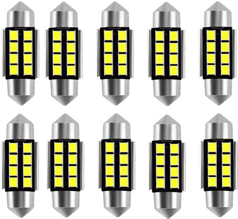 Wljh Mm Led Festoon Bulb Extremely Bright Canbus Error Free