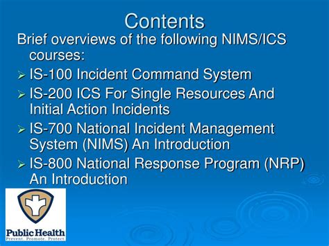 PPT National Incident Management System NIMS Incident Command