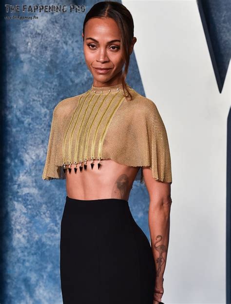 Zoe Saldana Topless At Oscar Photos The Fappening