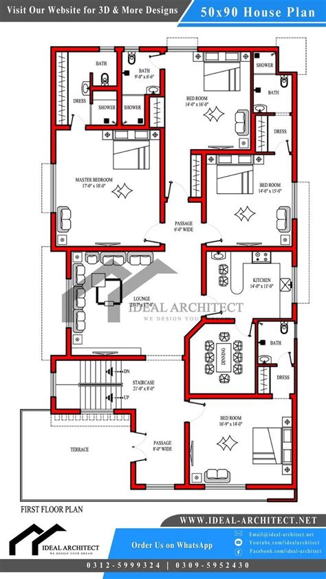 House Plan Kanal House Design X House Plans Kanal