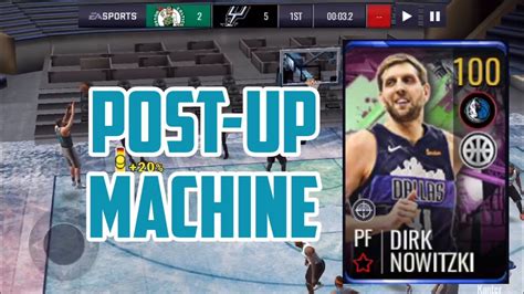 POST UP MACHINE INSANE 100 OVR DIRK NOWITZKI GAMEPLAY NBALM 19