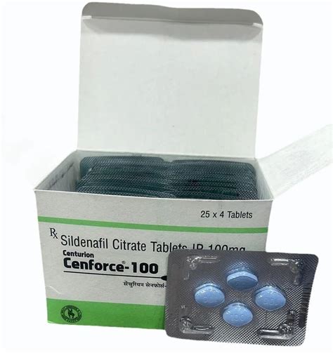 Cenforce 100 Mg Sildenafil Tablet At Rs 100 Stripe Cenforce Tablets