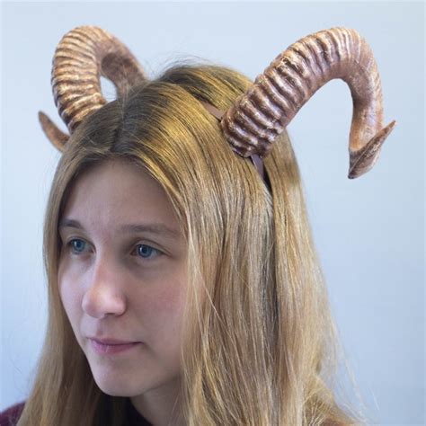 Ram Horns Costume Etsy