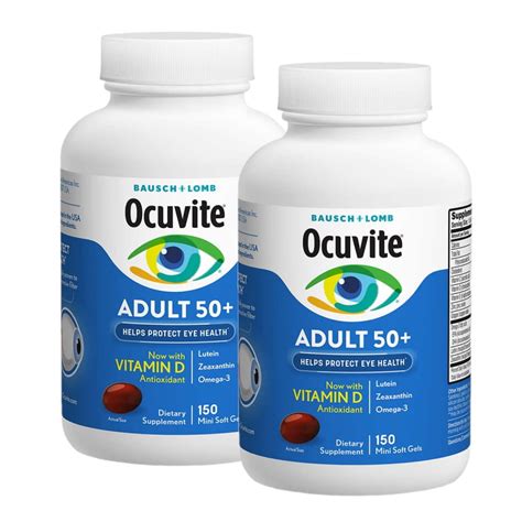 Pack Ocuvite Adult Soft Gels Walmart