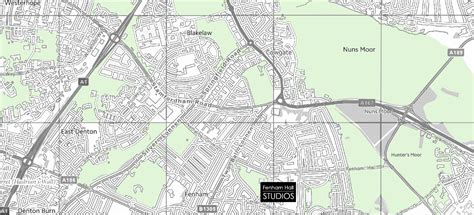 Fenham Hall Map Fenham Hall Studios