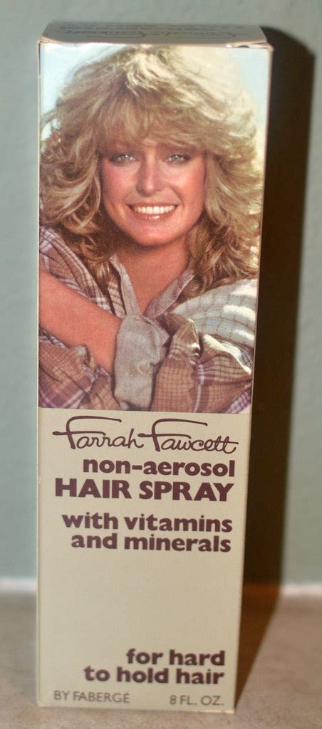 Vintage Farrah Fawcett Non Aerosol Hair Spray Mr Fawcett Flickr