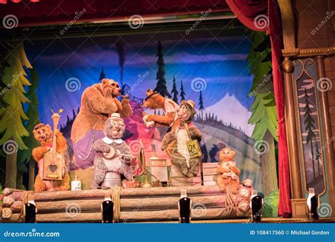 Country Bear Jamboree At The Magic Kingdom Walt Disney World Editorial