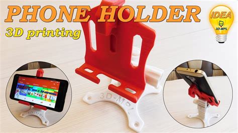 3d Printing Phone Holder Idea Youtube