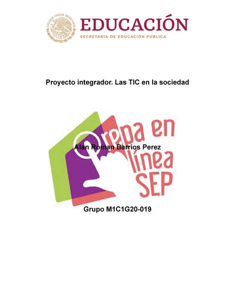 M S Pi Proyecto Integrador Las Tic En La Sociedad Alan