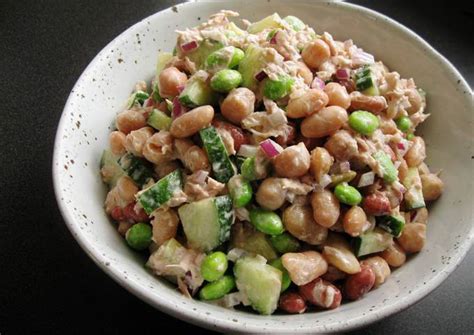 Tuna Mayo And Mixed Beans Salad Recipe By Hiroko Liston Cookpad