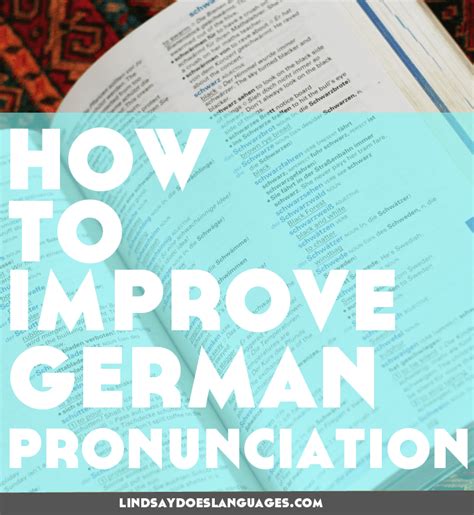 12 Top Tips How To Improve German Pronunciation Looking For Some Tips