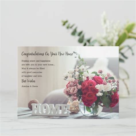 New Home Congratulations Card | Zazzle