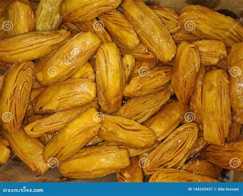 Indian Traditional Sweet Kaja or Khaja Stock Image - Image of cuisine ...