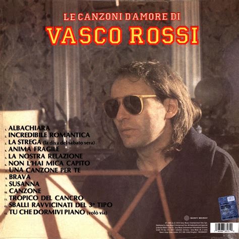 Vasco Rossi Le Canzoni D Amore Di Vasco Rossi Red Vinyl Edition