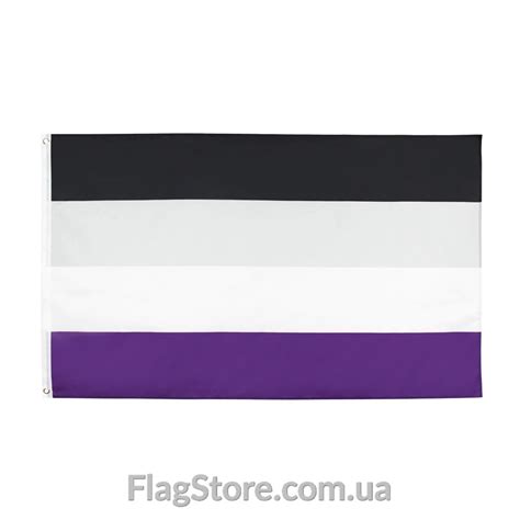 Купить флаг асексуалов (асексуальности) в Киеве FlagStore.com.ua