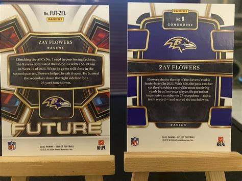 Select Football Future Rc Zay Flowers Ravens Ebay