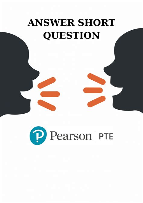 Pte Speaking Answer Short Question PTE Marine Dil Okulları