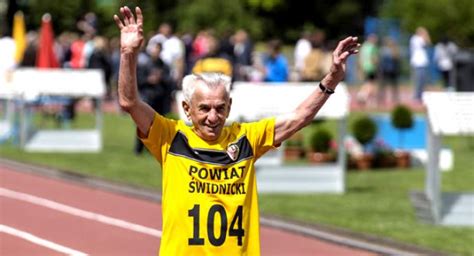 104 Year Old Stanislaw Kowalski Of Poland Breaks 100m Record Watch