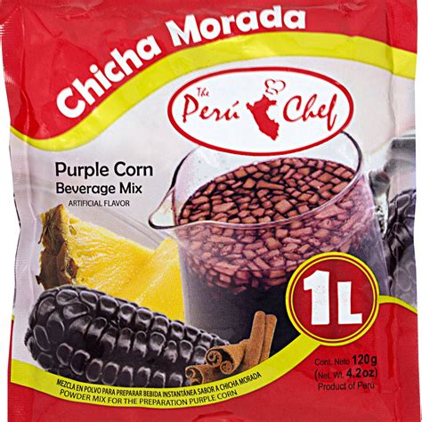 Peru Chef Chicha Morada Purple Corn Drink 42 Oz A Little Taste