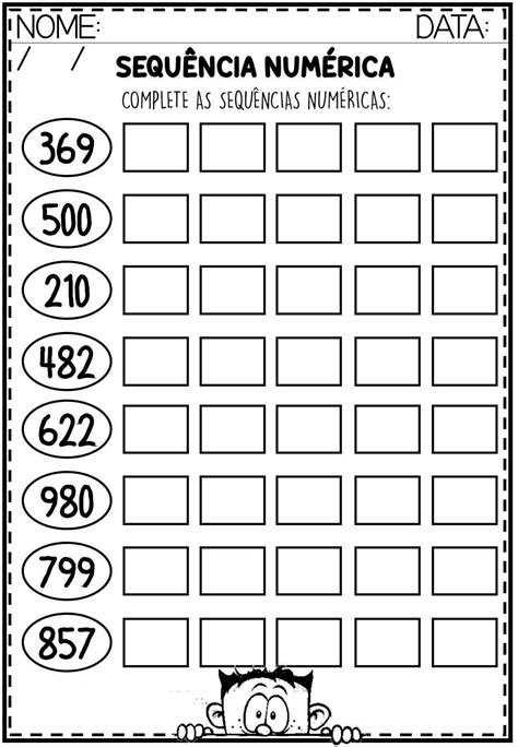 Atividade De Matem Tica Para E Ano Baixar E Imprimir