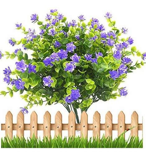 Plantas Artificiales Kingbuy Flores Artificiales Para Exteri Cuotas