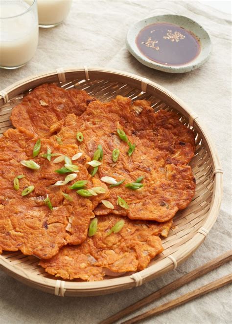 Kimchi Jeon (Kimchi pancake) with Fennel - Chrisse En Place