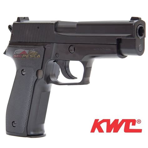 Pistola Airsoft Kwc Spring P226 Slide Metal 45mm Steel Bbs Kwc