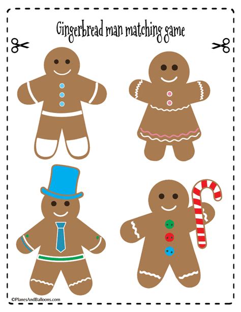 Gingerbread Man Activities For Preschoolers Free Printables