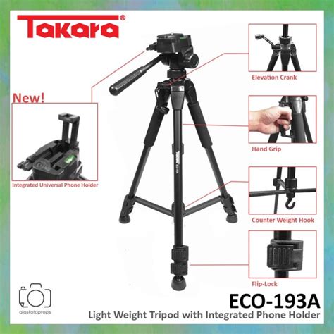 Jual TAKARA ECO 193A LIGHT WEIGHT TRIPOD Shopee Indonesia