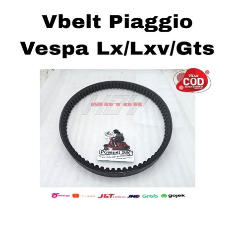 Jual Vanbelt Van Belt Vbelt V Belt Drive Piaggio Vespa LX Lxv GTS Mesin