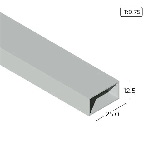 Aluminium Extrusion Rectangle Hollow Frame Profile Thickness 0 75mm Hb0408 1 Aluclass Shopee