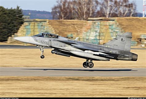 9244 Czech Air Force Saab JAS 39C Gripen Photo By Milos Ruza ID