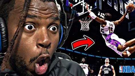 Vince Carter TOP 100 DUNKS REACTION YouTube