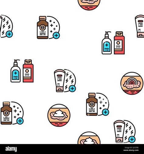 Eczema Disease Treat Vector Seamless Pattern Stock Vector Image And Art