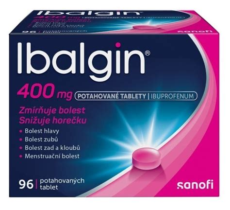 IBALGIN 400MG potahované tablety 96 sleva 18 BENU cz