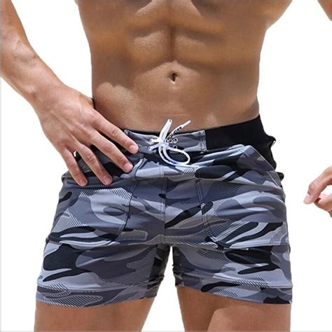 Bañadores de natación para hombre pantalones cortos deportivos de moda