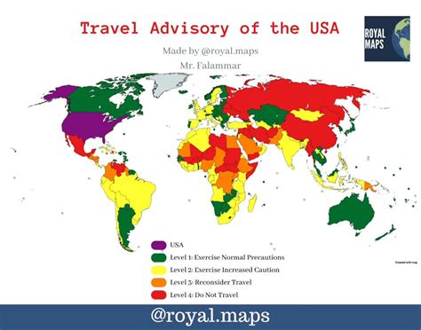 Travel advisory of the USA: : r/redland